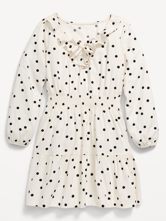 Old Navy Other - NWT Long-Sleeve Ruffle-Trim Tiered Dress for Girls